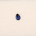 0.47 carat natural blue sapphire pear 5.7x3.9mm loose gemstone – view 2