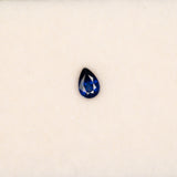 0.47 carat natural blue sapphire pear 5.7x3.9mm loose gemstone – view 2