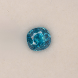 Natural Cambodian Blue Zircon Oval Shape 7x6.7x6.4mm 3.95ct Loose Gemstone