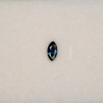 0.25 carat natural blue sapphire, marquise 6x3mm loose gemstone