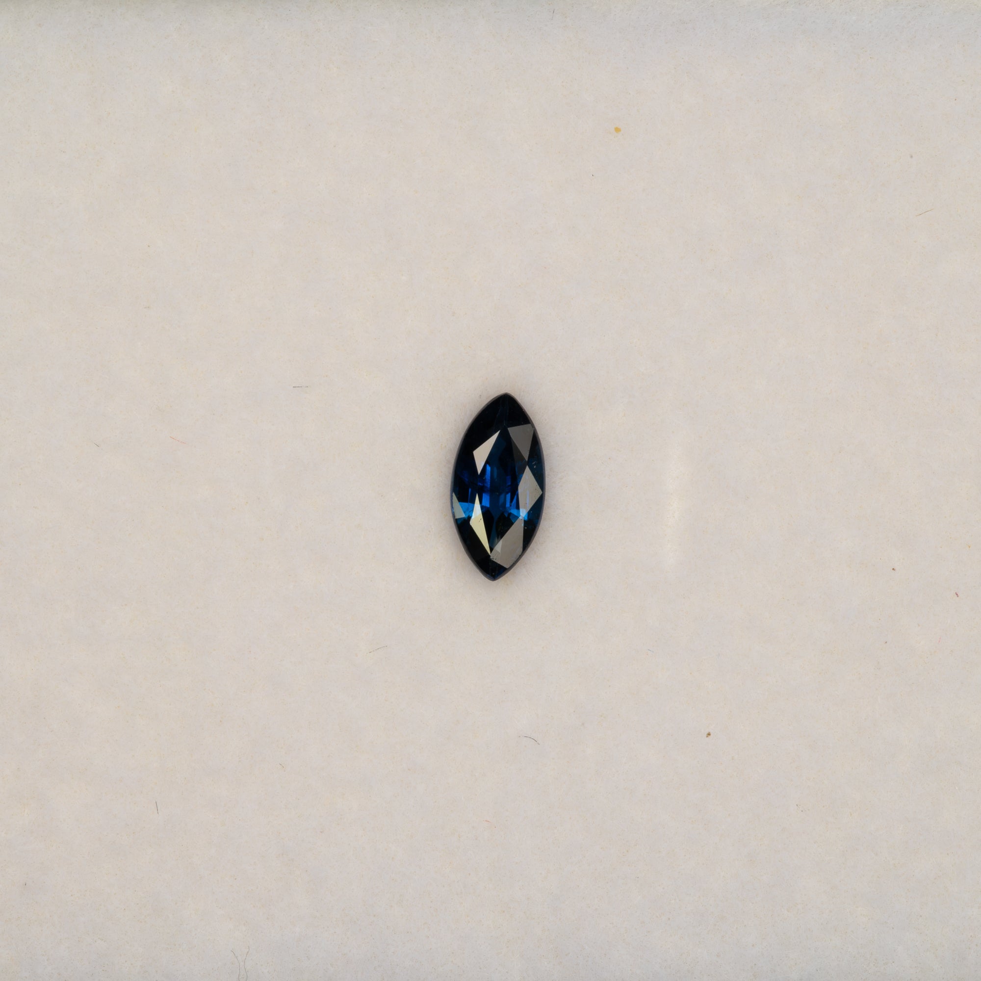 0.25 carat natural blue sapphire, marquise 6x3mm loose gemstone