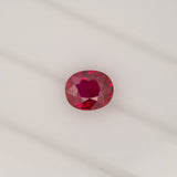 GIA Certified Burma Ruby Oval 7.3x6mm 1.4ct – Exceptional High-Quality Gemstone for Fine Jewelry