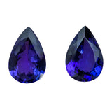 6.65Ct AAA Deluxe Tanzanite Pear Cut 16.5x10.9mm – Natural Blue Violet Loose Gemstone, Fine Collector Grade