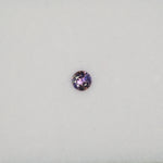 0.33 carat natural purple sapphire round 4.3mm loose gemstone – view 2