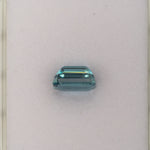 natural cambodian blue zircon emerald cut loose gemstone