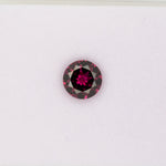2.55ct Purple Garnet round 8.1mm loose purple gemstone