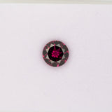 2.55ct Purple Garnet round 8.1mm loose purple gemstone
