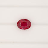 GIA-Certified Burma Ruby (1.54 Ct) – Exquisite Oval Cut 7.7×5.8 mm Loose Gemstone for Bespoke Fine Jewelry