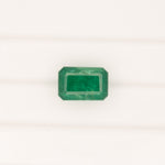 3.61ct zambian emerald emerald cut 11.2x7.6mm loose green gemstone
