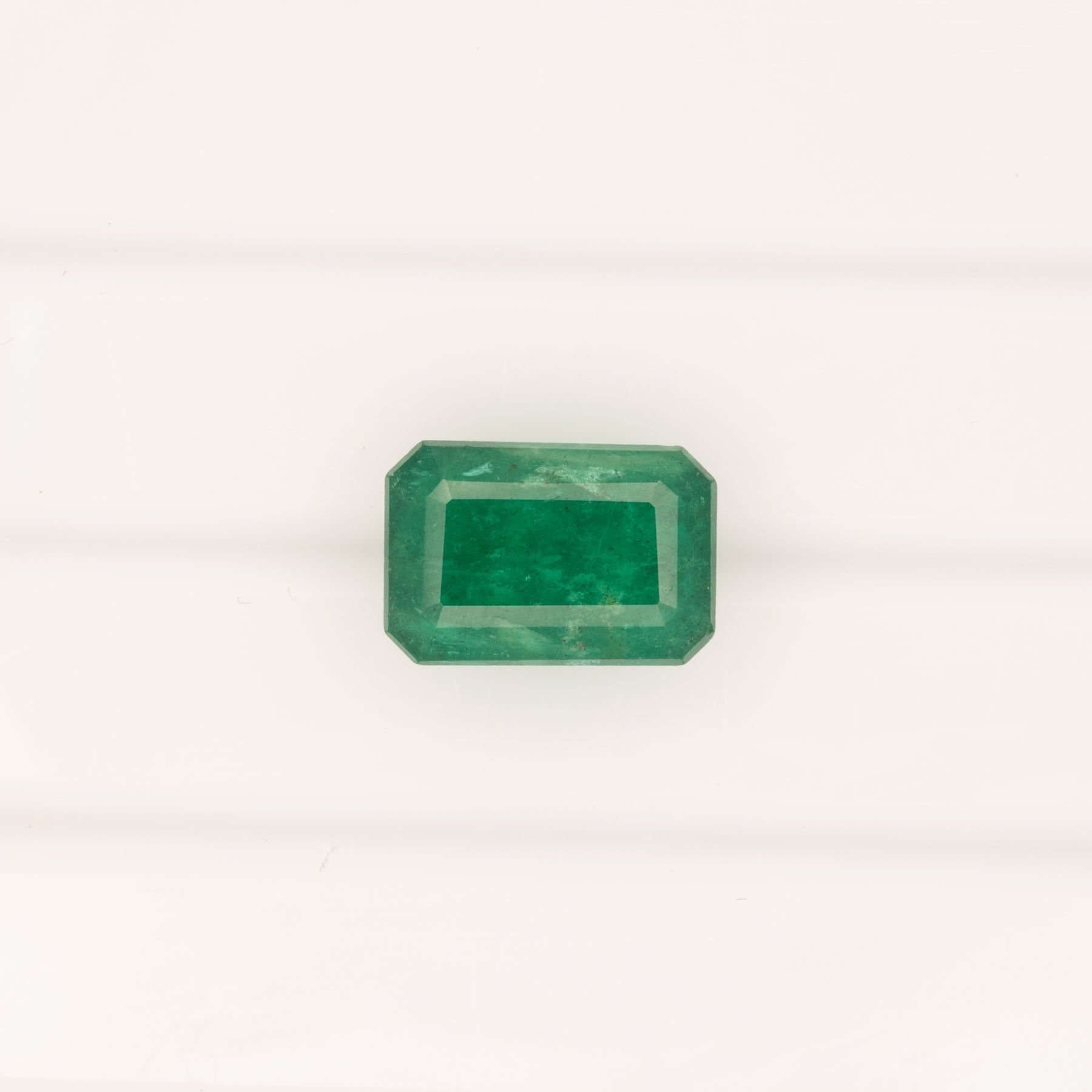 3.61ct zambian emerald emerald cut 11.2x7.6mm loose green gemstone