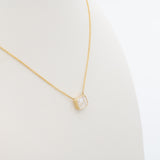 1 Ct Lab Diamond East-West Emerald Cut Pendant Necklace in Solid 14K Gold with Attached Chain – 7x5mm Diamond