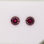 1.47ct Purple Garnet round 6.9mm loose purple gemstone