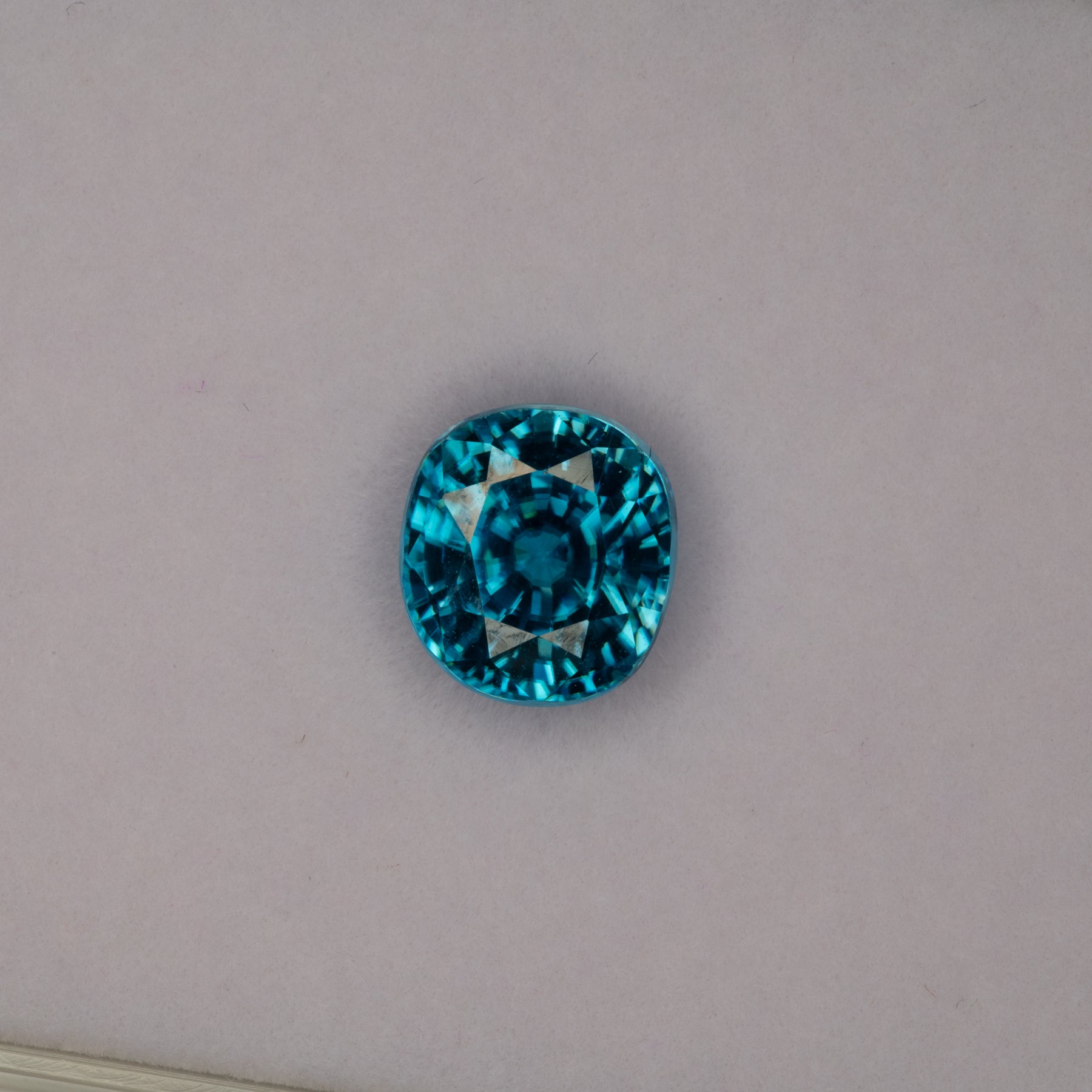 natural cambodian blue zircon oval loose gemstone