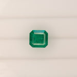 2.99ct afghani emerald emerald cut 8.3x8.2mm loose green gemstone