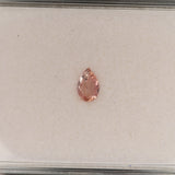 Natural Brazilian Imperial Topaz Pear Cut Loose Gem ~0.42cts - Rare Earth-Mined Gemstone