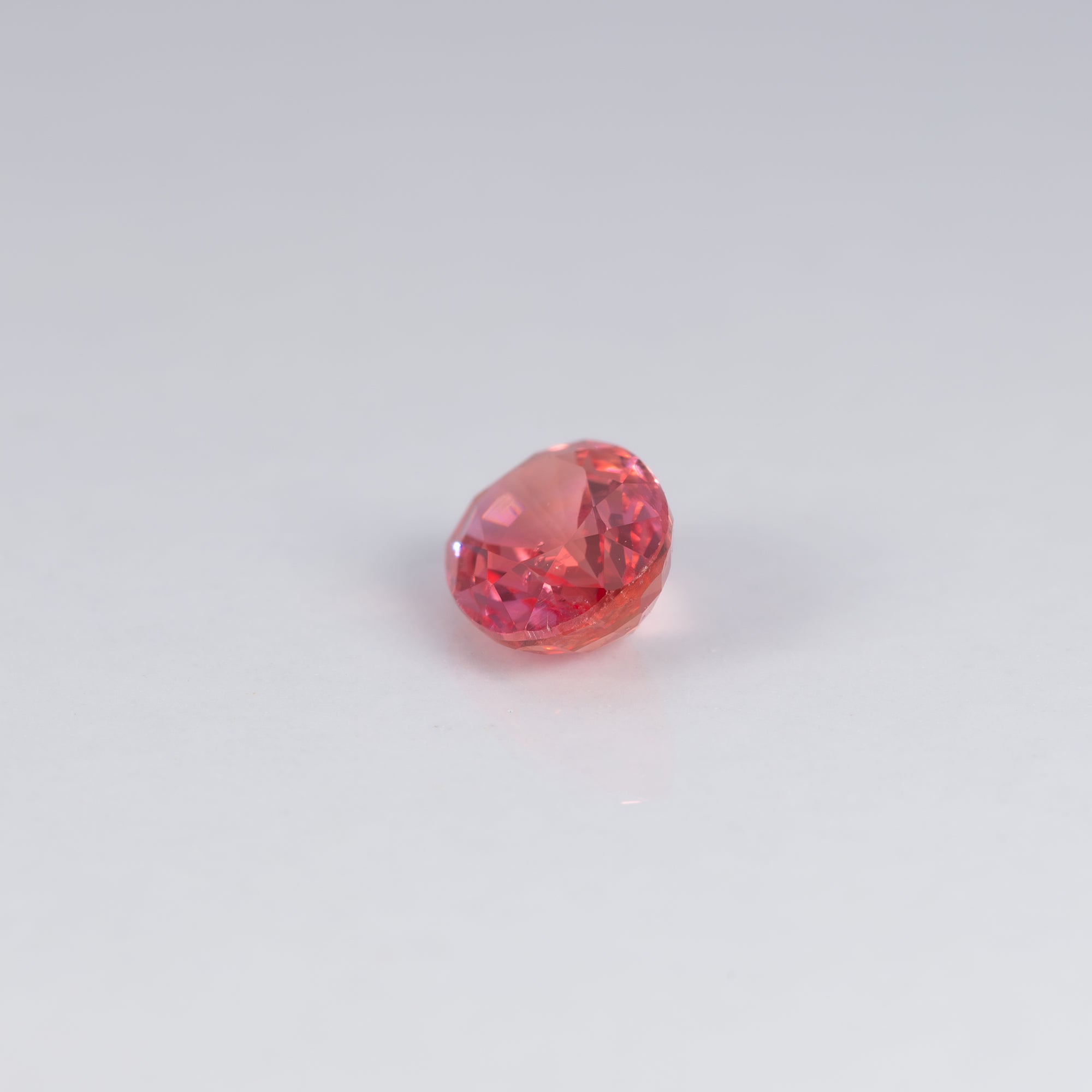0.58 carat natural Ceylon padparadscha sapphire oval 6x4mm loose gemstone – view 4