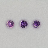 0.45 carat natural pink sapphire, round 4.7mm loose gemstone