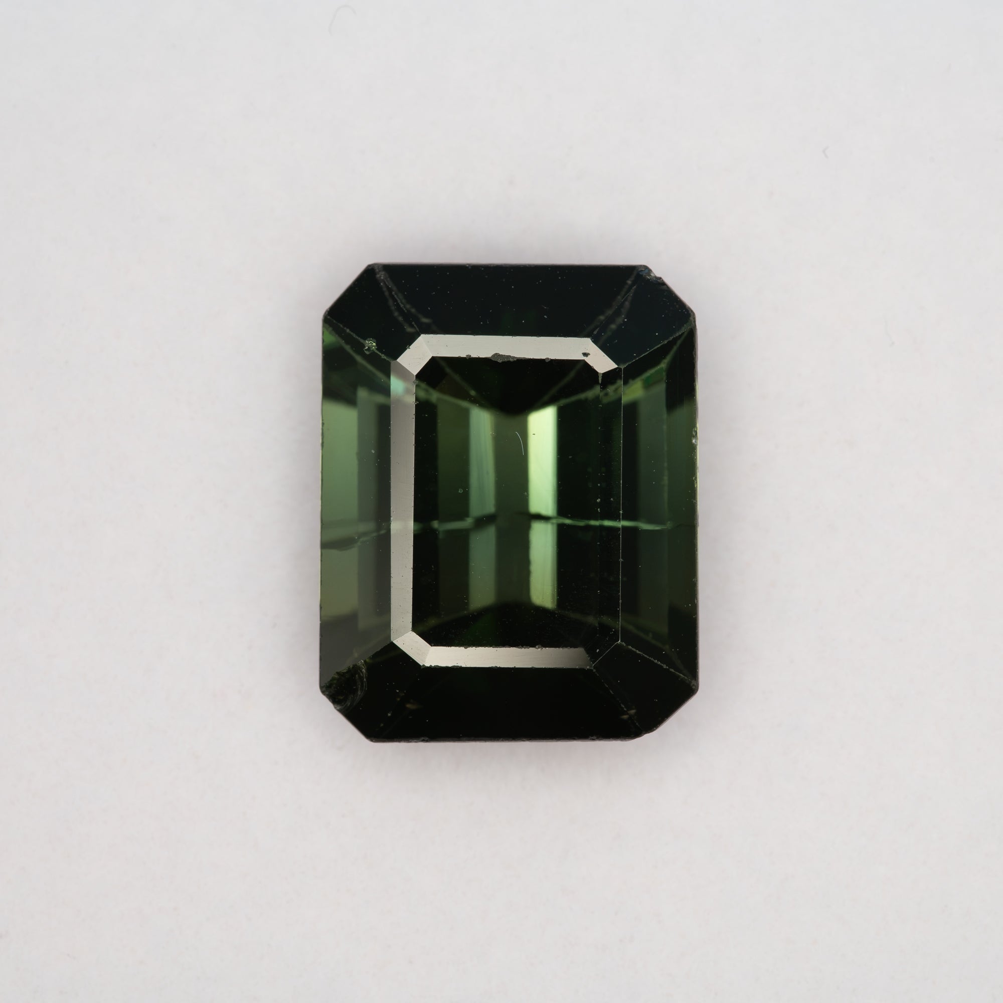 7.9ct chrome tourmaline emerald 13.8x10.9mm loose green gemstone