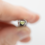 Fine Natural Vivid Green Demantoid Garnet 4 mm Round Cut Loose Gemstone – Rare Bright Green Garnet for Custom Ring or Pendant