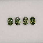 0.38 carat natural Ceylon green sapphire oval 6x4mm loose gemstone – view 2
