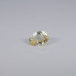 3.05 carat natural canary sapphire, oval 9.3x6.6mm loose yellow gemstone