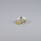 3.05 carat natural canary sapphire, oval 9.3x6.6mm loose yellow gemstone