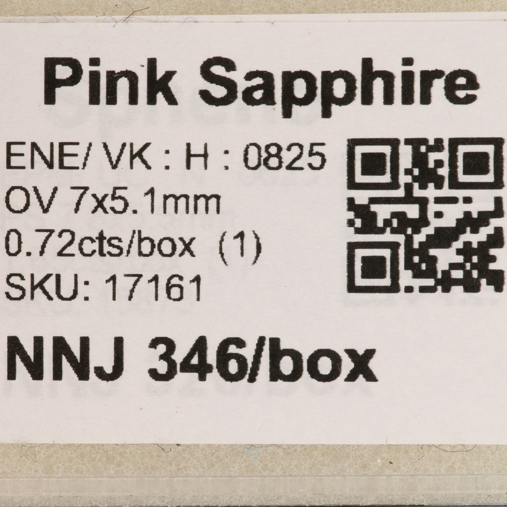 0.72 carat natural Ceylon pink sapphire oval 7x5.1mm loose gemstone – view 2