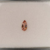 Natural Brazilian Imperial Topaz Pear Cut Loose Gem ~0.55cts - Rare Earth-Mined Gemstone