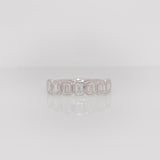 1 Carat Lab Grown Diamond Band Ring – Solid 14K Gold Wedding Band