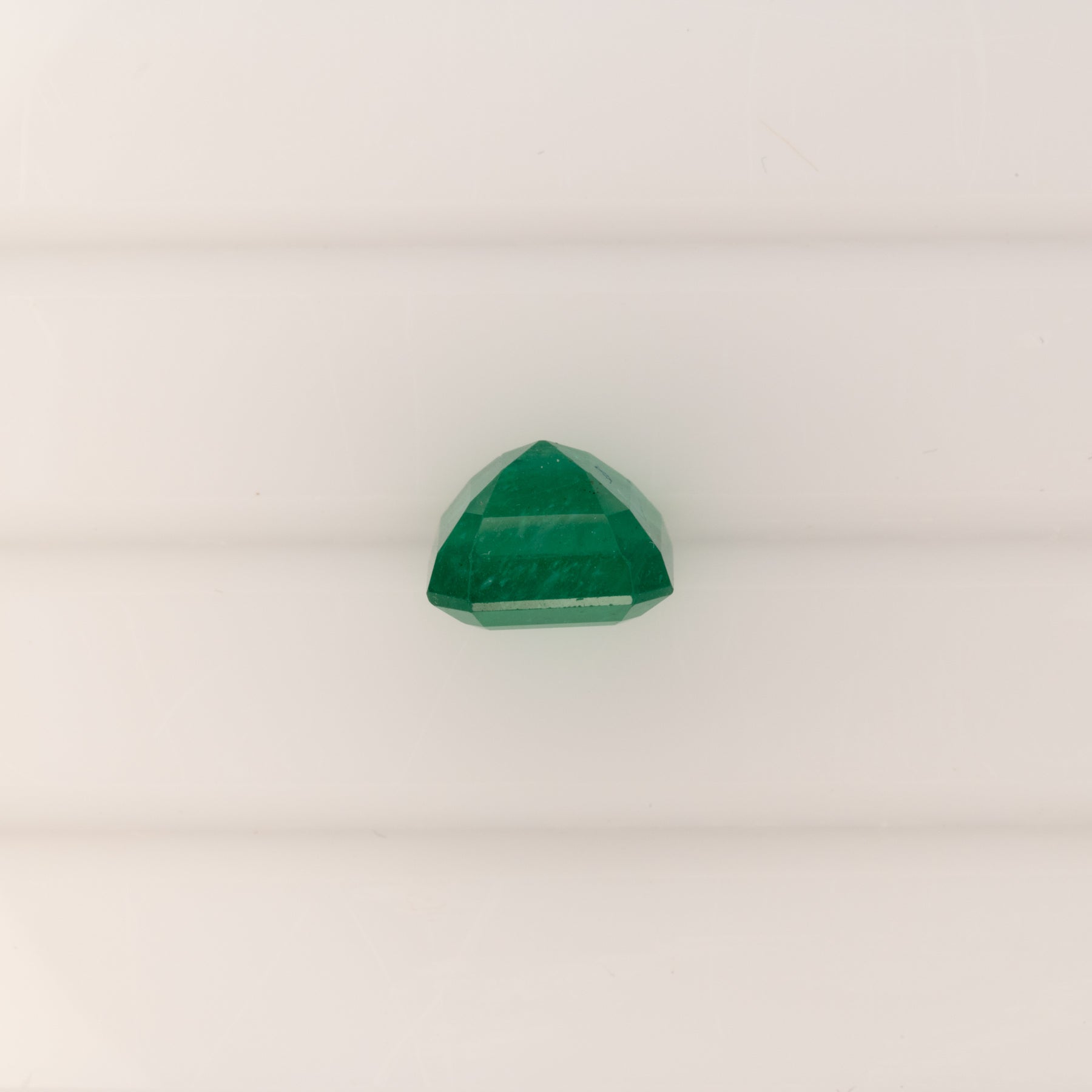 2.91ct zambian emerald emerald cut 8.2mm loose green gemstone