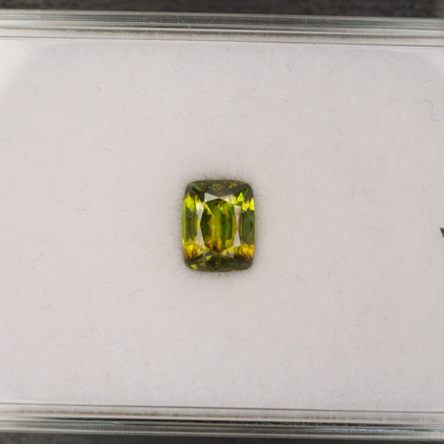 Sphene Cushion Loose Gemstone 2.29 Carat