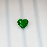 Natural Heart Shape Tsavorite 1.98cts Oval Cut 7.6x6.7mm | Rare Green Garnet Loose Gemstone
