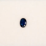 0.63 carat natural blue sapphire, oval 6.4x4.5mm loose gemstone