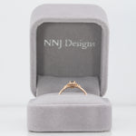 14K yellow gold alexandrite ring