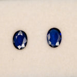 1.20 carat natural Ceylon blue sapphire oval 8x6mm loose gemstone – view 3