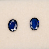 1.20 carat natural Ceylon blue sapphire oval 8x6mm loose gemstone – view 3
