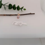 Minara | 1.03ct Morganite Pendant with Earth-Mined Diamond Accents in Solid 14K Rose Gold – Oval, 8×6mm – Minimalist Fine Jewelry, Gift for Her