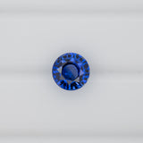 Natural Round Ceylon Blue Sapphire ~0.95ct 6mm – Precious Loose Gemstone for Fine Jewelry