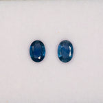 0.89 carat natural blue sapphire oval 7x5mm loose gemstone – view 4
