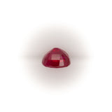 GIA Certified Heated Burma Ruby Cushion Cut Loose Gemstone ~1.77cts 6.81x6.27mm – Natural Red Ruby for Custom Jewelry