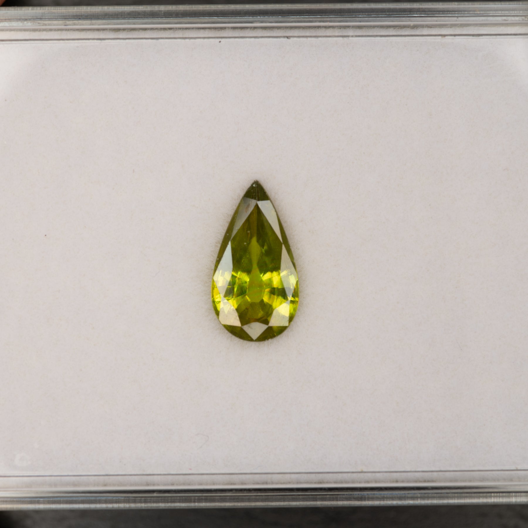 Sphene Pear Loose Gemstone 2.13 Carat
