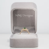 14K Yellow Gold Tsavorite Ring