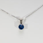 14K White Gold Kyanite Pendant