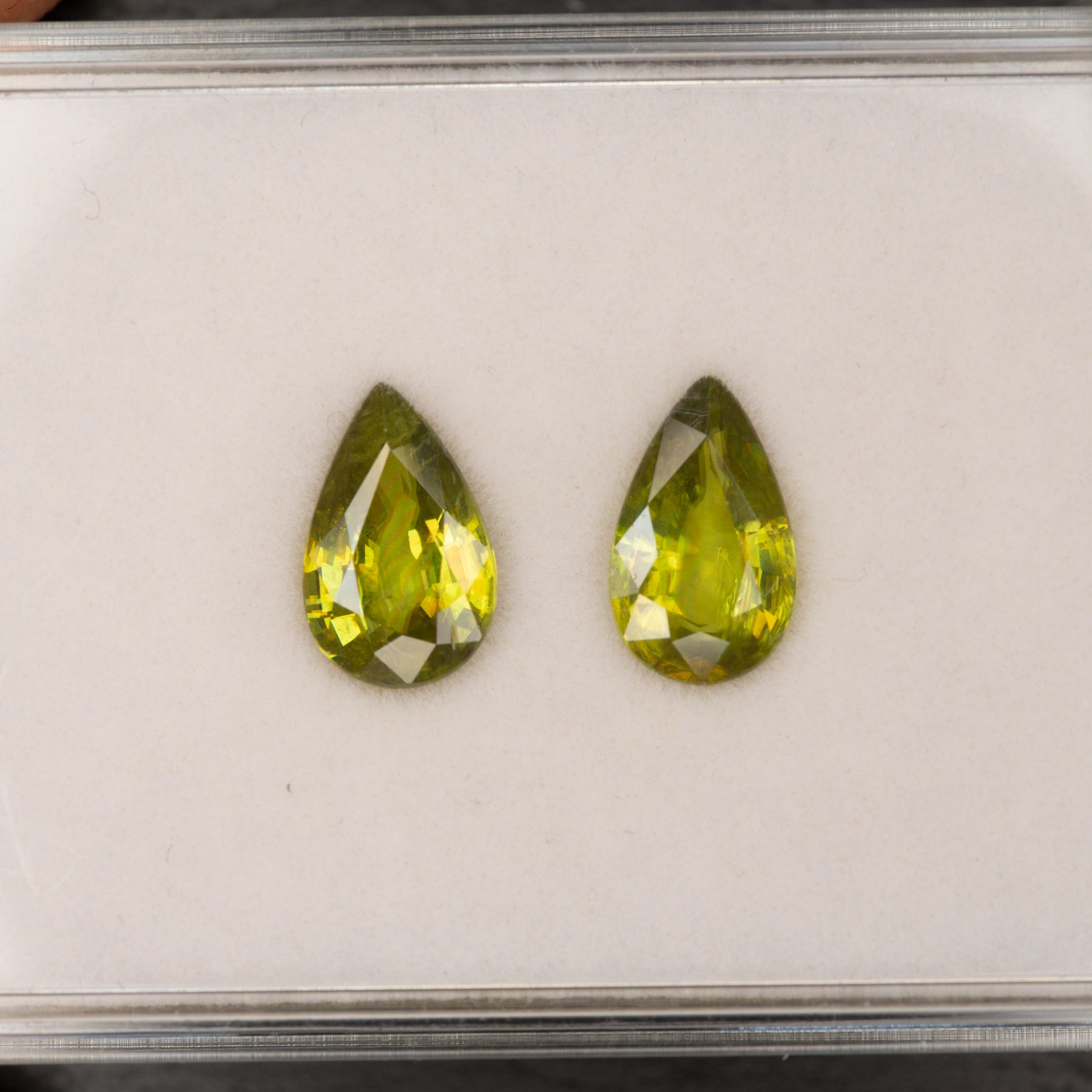 Sphene Pear Loose Gemstone 2.3 Carats