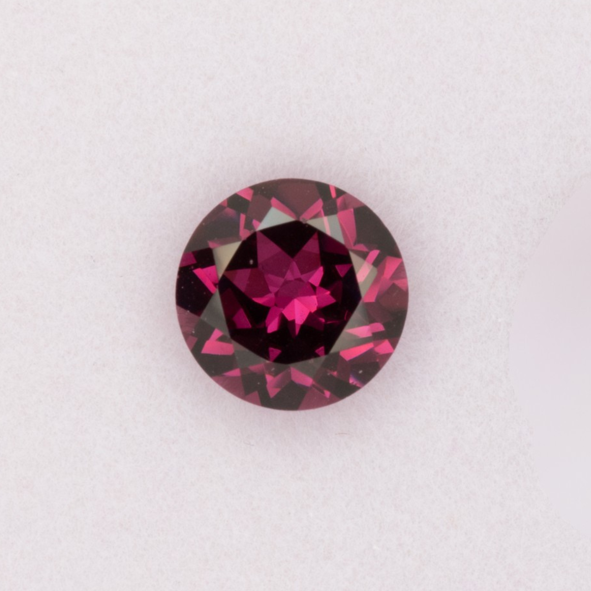 1.47ct Purple Garnet round 6.9mm loose purple gemstone