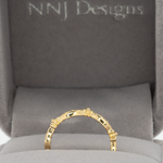 14K white gold diamond eternity band