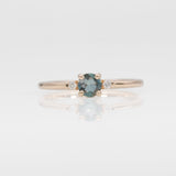 14K yellow gold alexandrite ring