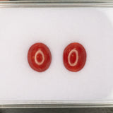 Natural Italian Coral Cabochon Cut 10x8mm 2.18ct Loose Gemstone