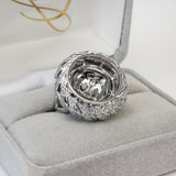 Rehma 14k Solid Gold - Ring Setting  | Round , 14mm