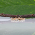 14K yellow gold diamond eternity band
